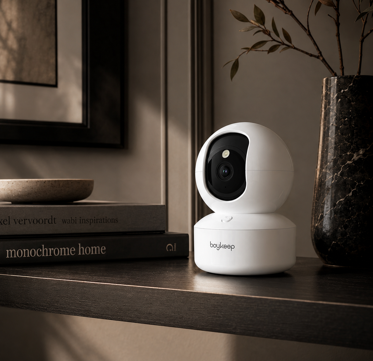 1 Caméra de Surveillance Intelligente WiFi — Parlez à Distance, Jour et Nuit